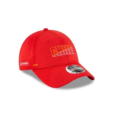 Kansas City Chiefs Gorra | New Era NFL Official Summer Sideline Stretch Snap 9forty Snapback Cap Mexico - Rojos
